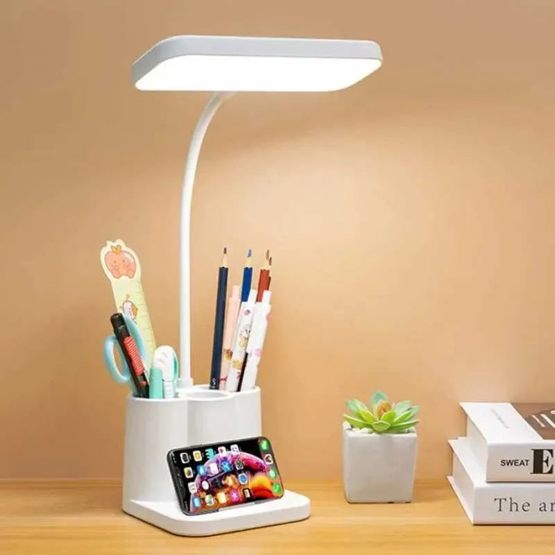 Led Learning Dormitory Bedroom Bedside Reading Night Light Table Lamp (qp-2209-b)
